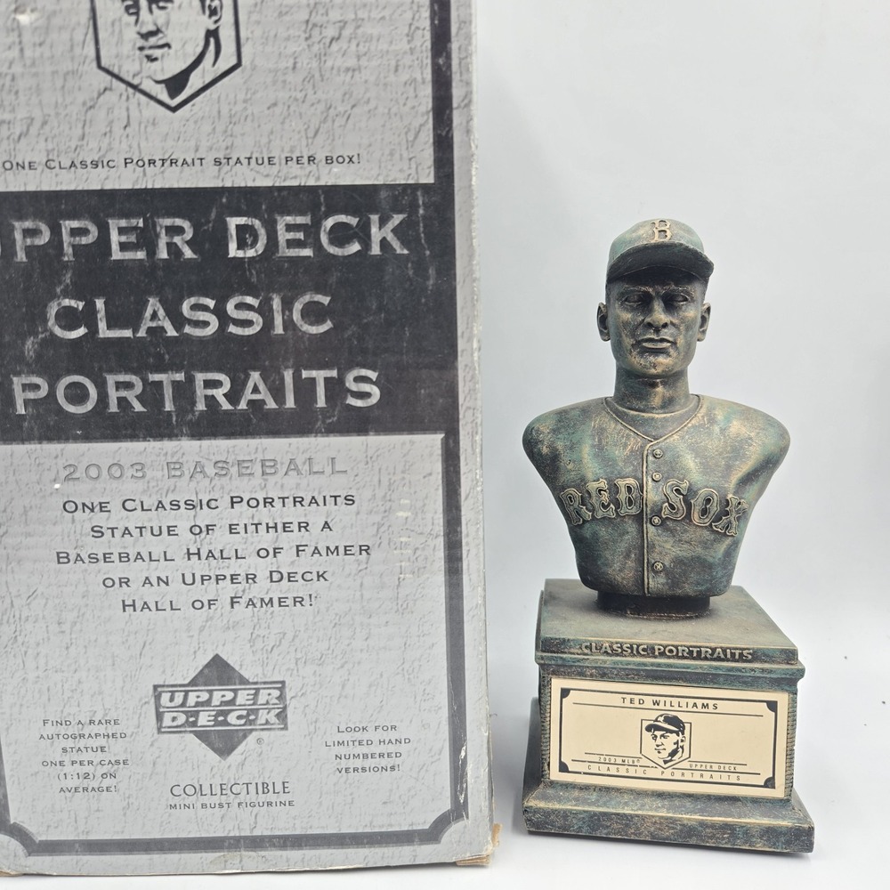 2003 Ted Williams Upper Deck Classic Portraits Collectible Statue Bust Figurine